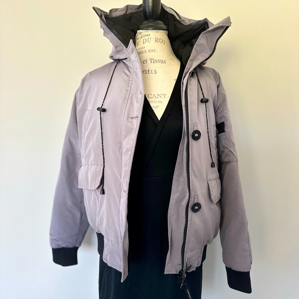 Authentic Gray Canada Goose Jacket, Size Small